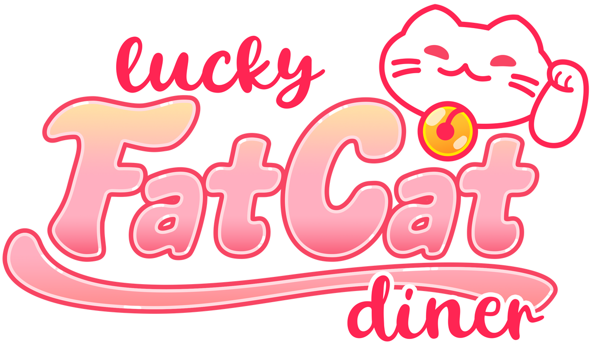 Lucky Fat Cat Diner Logo
